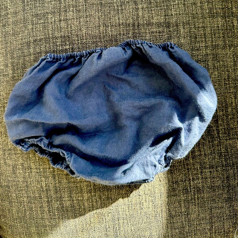 Bonton Navy Blue Bloomers/Diaper Cover